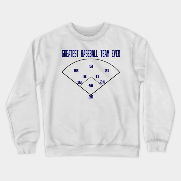 greatest team ever new york yankees Crewneck Sweatshirt by Retro Sports